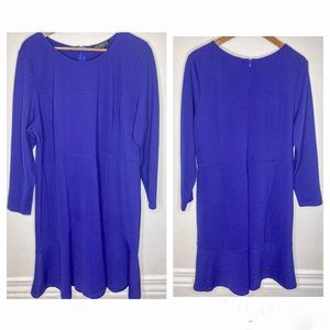NWT Eloquii blue midi dress